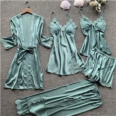 Naiset Pitsi Seksikäs Yöasusetti Setti