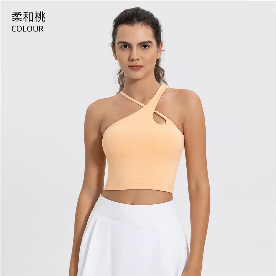 Naisten uusi ohut-sopiva jooga-ihoystävällinen hengittävä selkänoton harjoitussäiliö